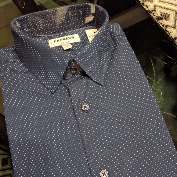 Men's Express Extra Slim long sleeve shirt - NWT - Picture 1 of 2